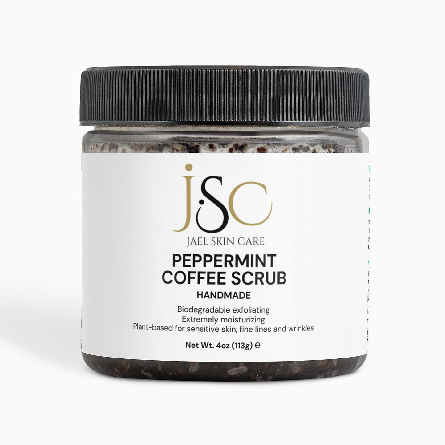 Peppermint Coffee Scrub-deeply hydrates your skin, leaving it moisturized and glowing