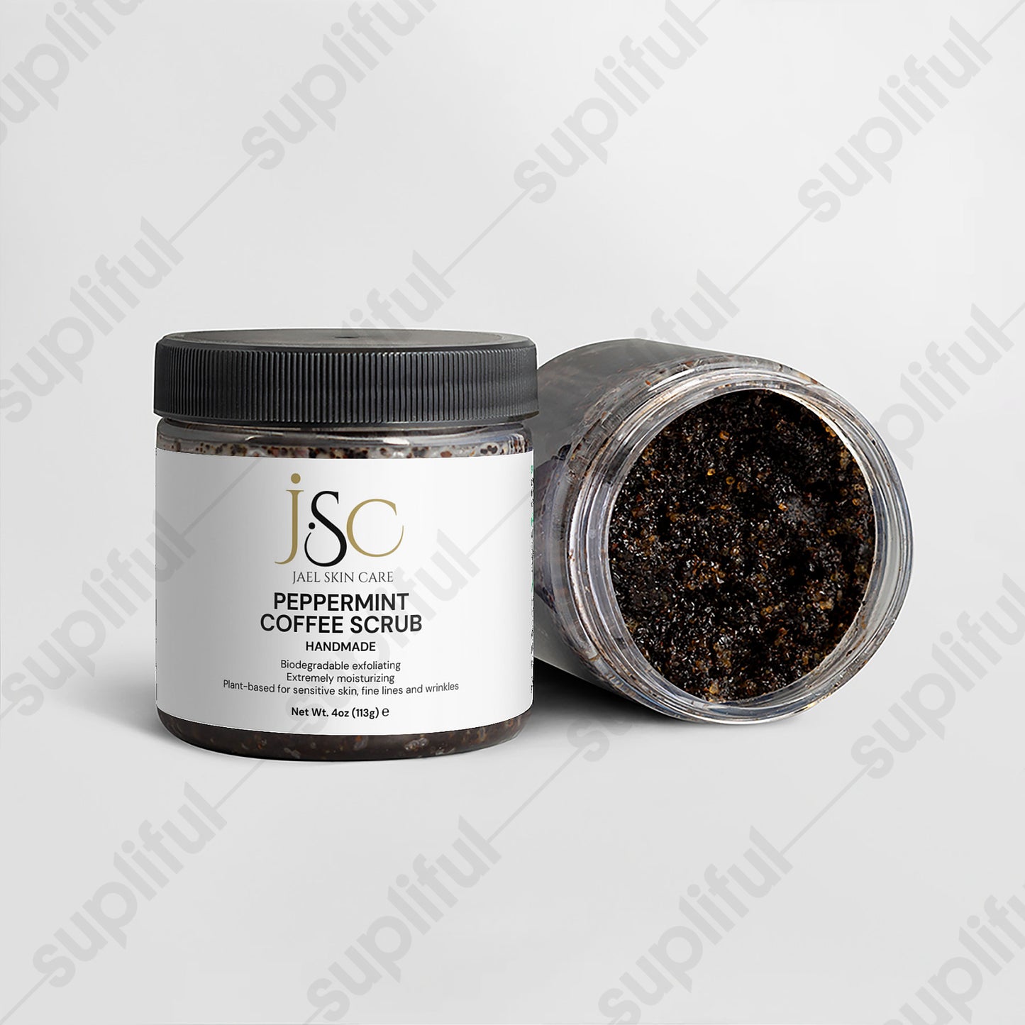 Peppermint Coffee Scrub-deeply hydrates your skin, leaving it moisturized and glowing