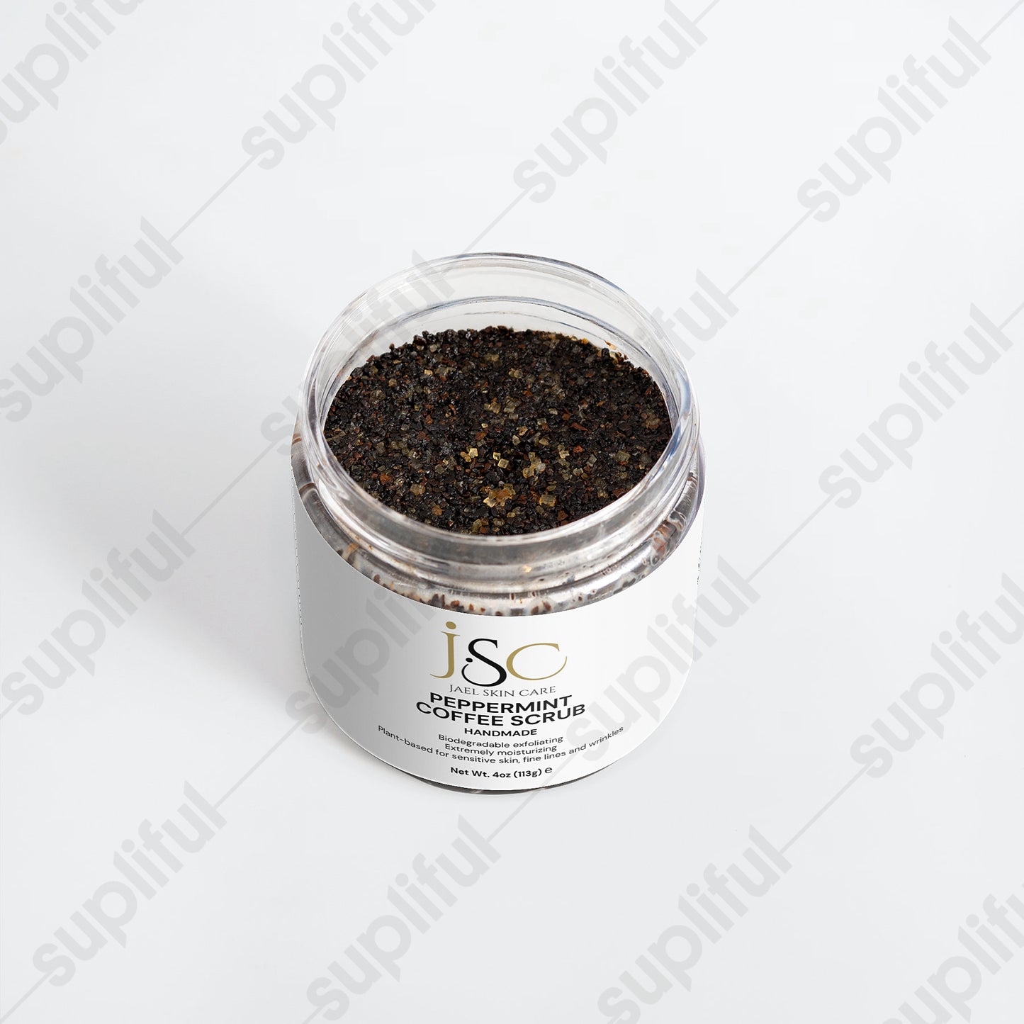 Peppermint Coffee Scrub-deeply hydrates your skin, leaving it moisturized and glowing