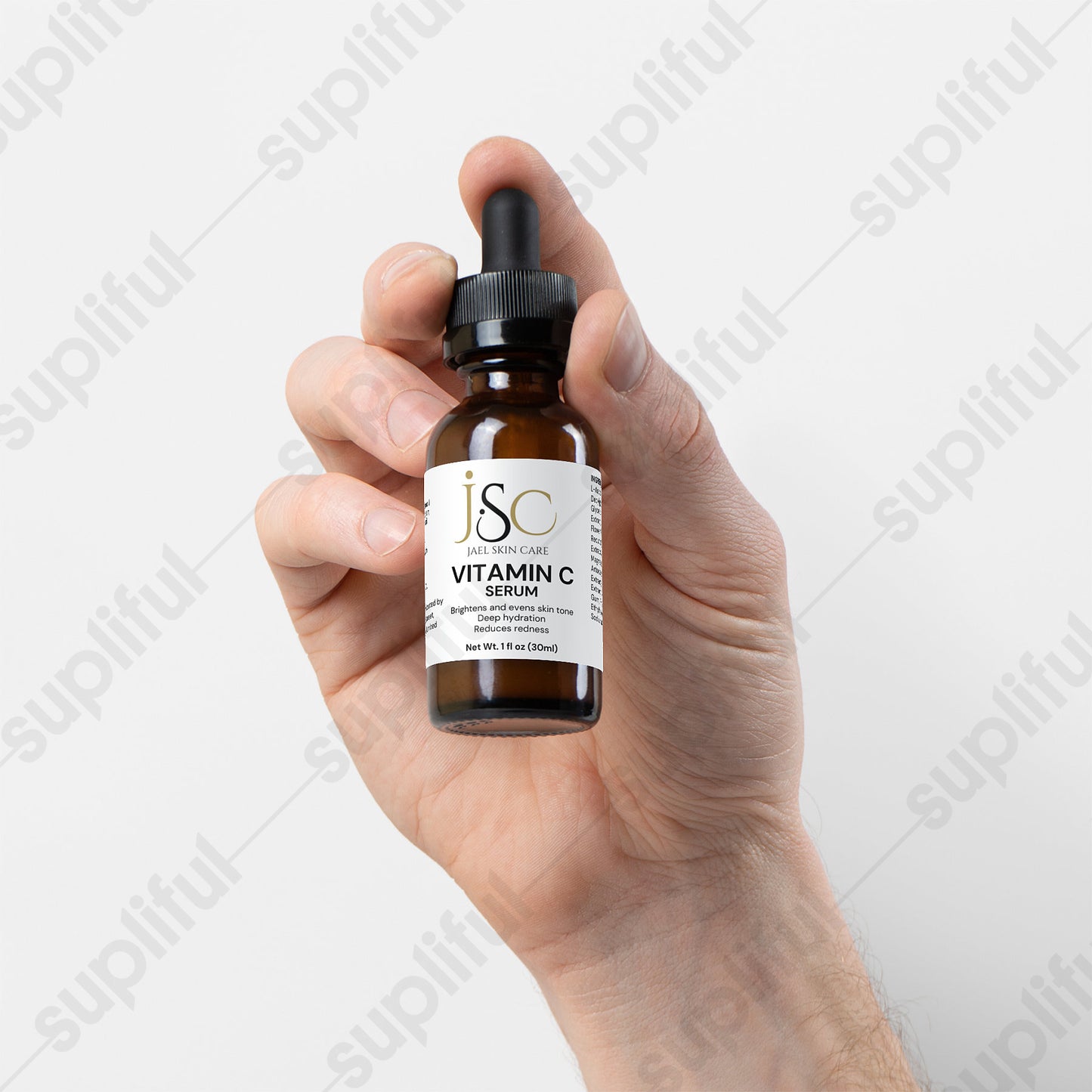 Vitamin C Serum-promotes a brighter complexion by reducing dark spots and uneven skin tone.