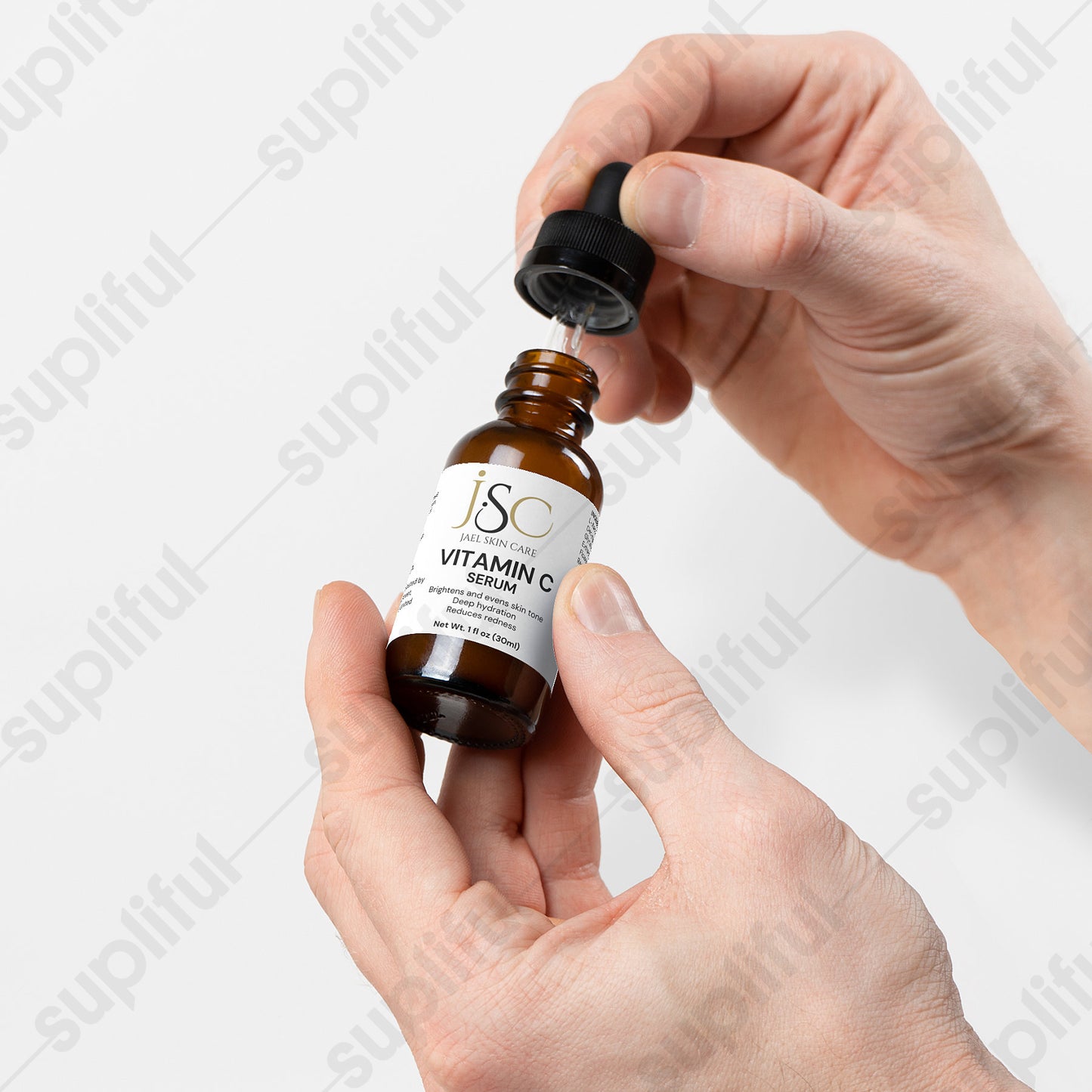 Vitamin C Serum-promotes a brighter complexion by reducing dark spots and uneven skin tone.