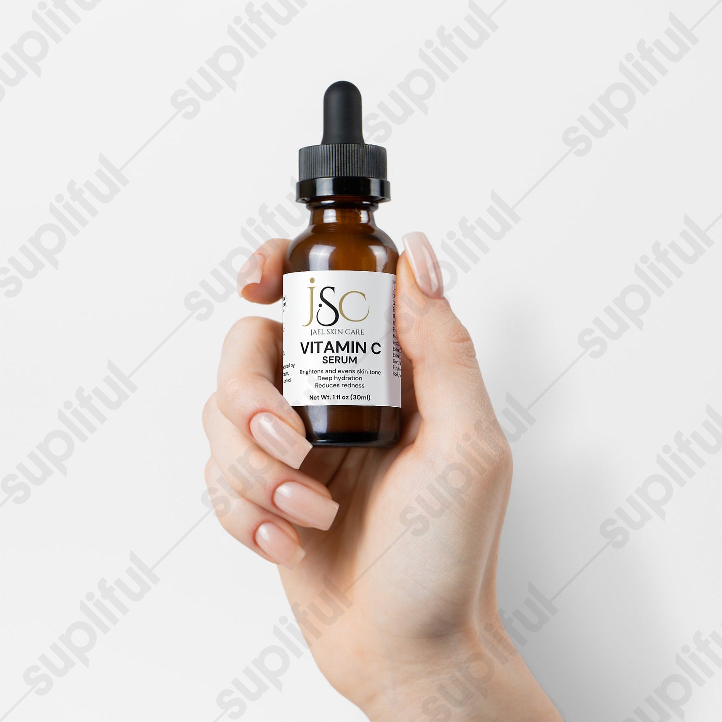 Vitamin C Serum-promotes a brighter complexion by reducing dark spots and uneven skin tone.